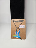 Handcrafted Beaded Hummingbird Necklace
