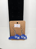 University of Kentucky Wildcats Beaded Earrings