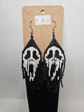 Ghostface Beaded Earrings