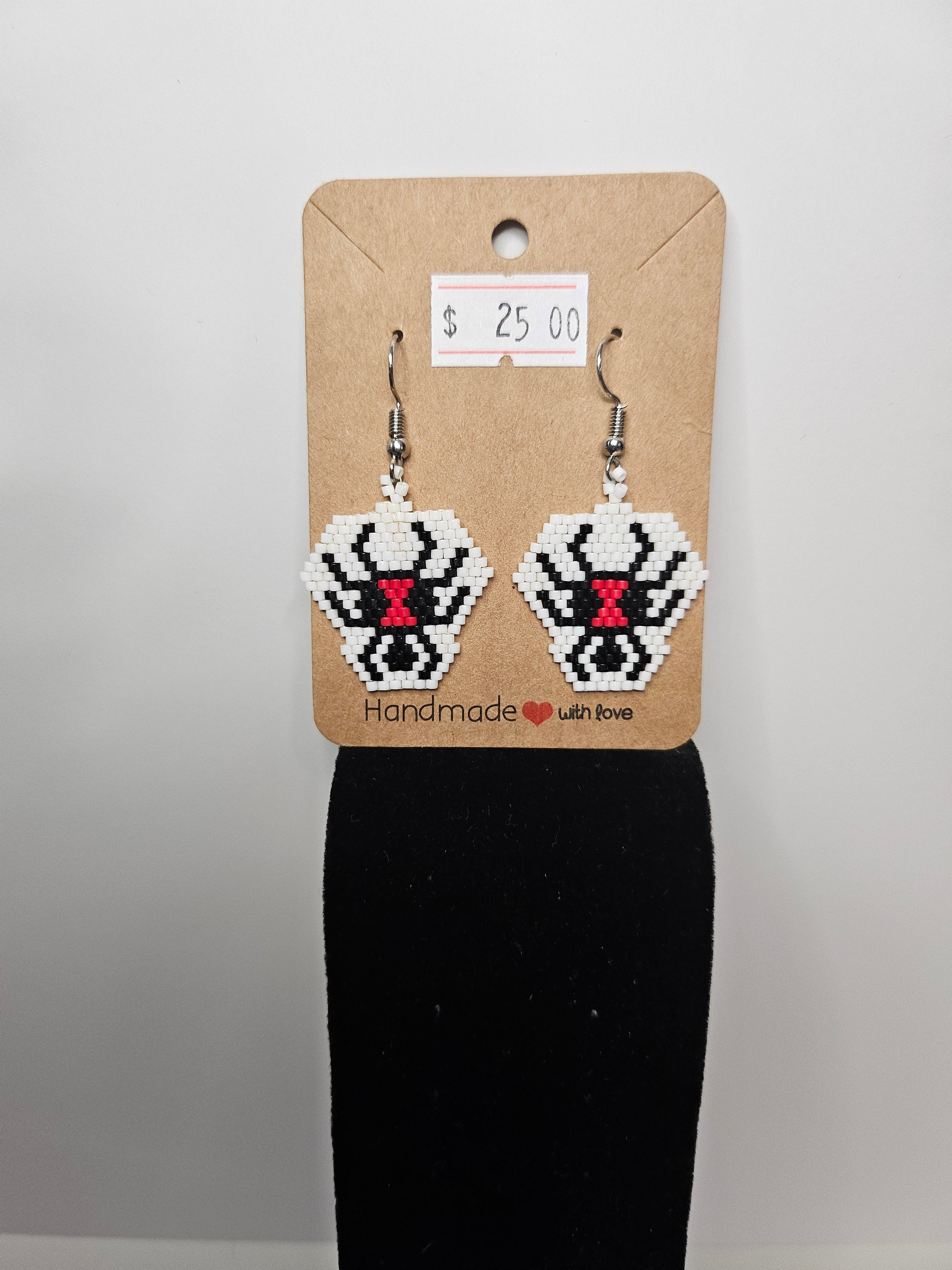 Spider Beaded Earrings