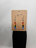 Crayon Beaded Earrings - Rainbow Pride