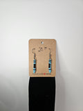Crayon Beaded Earrings - Blue
