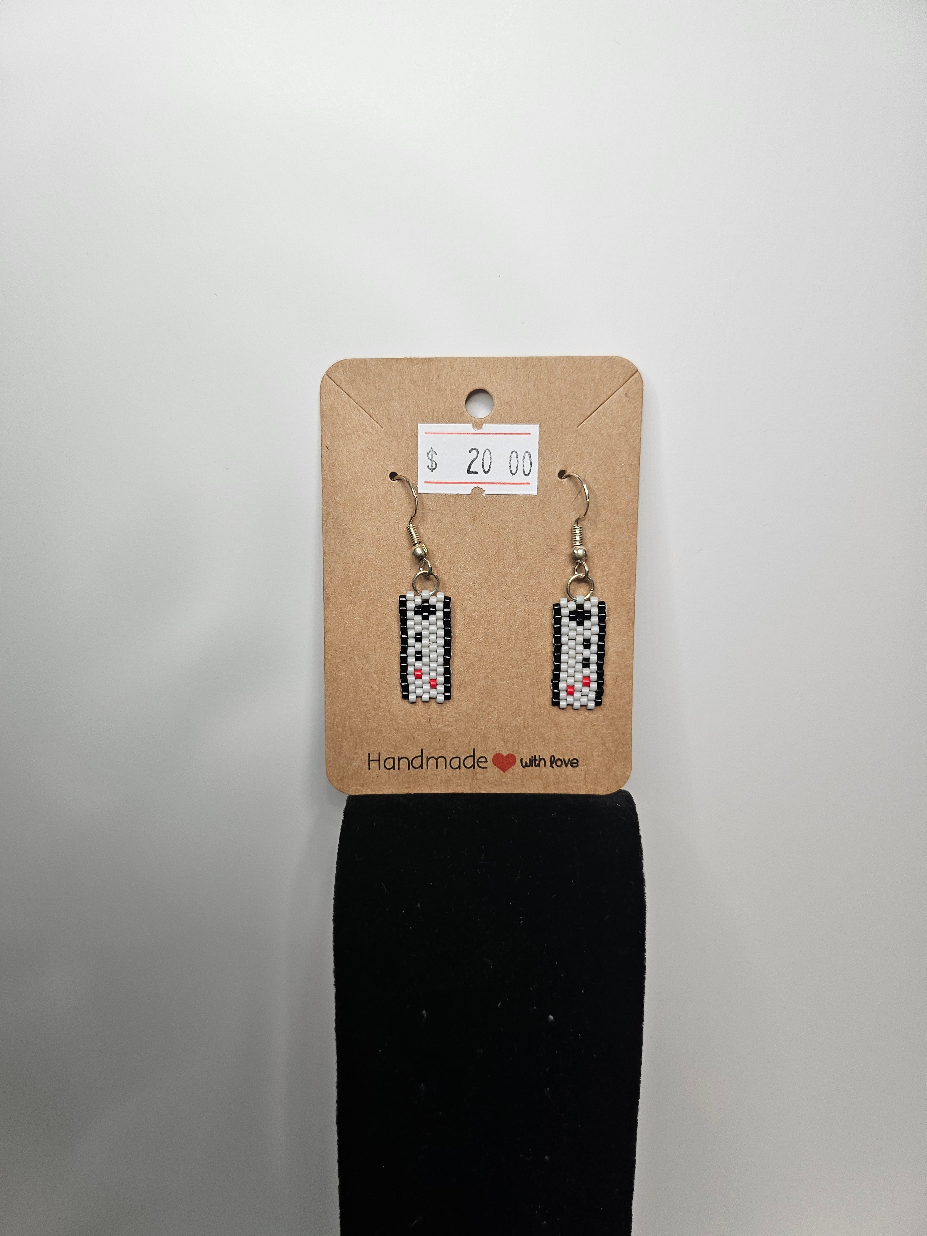 Retro Gaming Controller Beaded Earrings