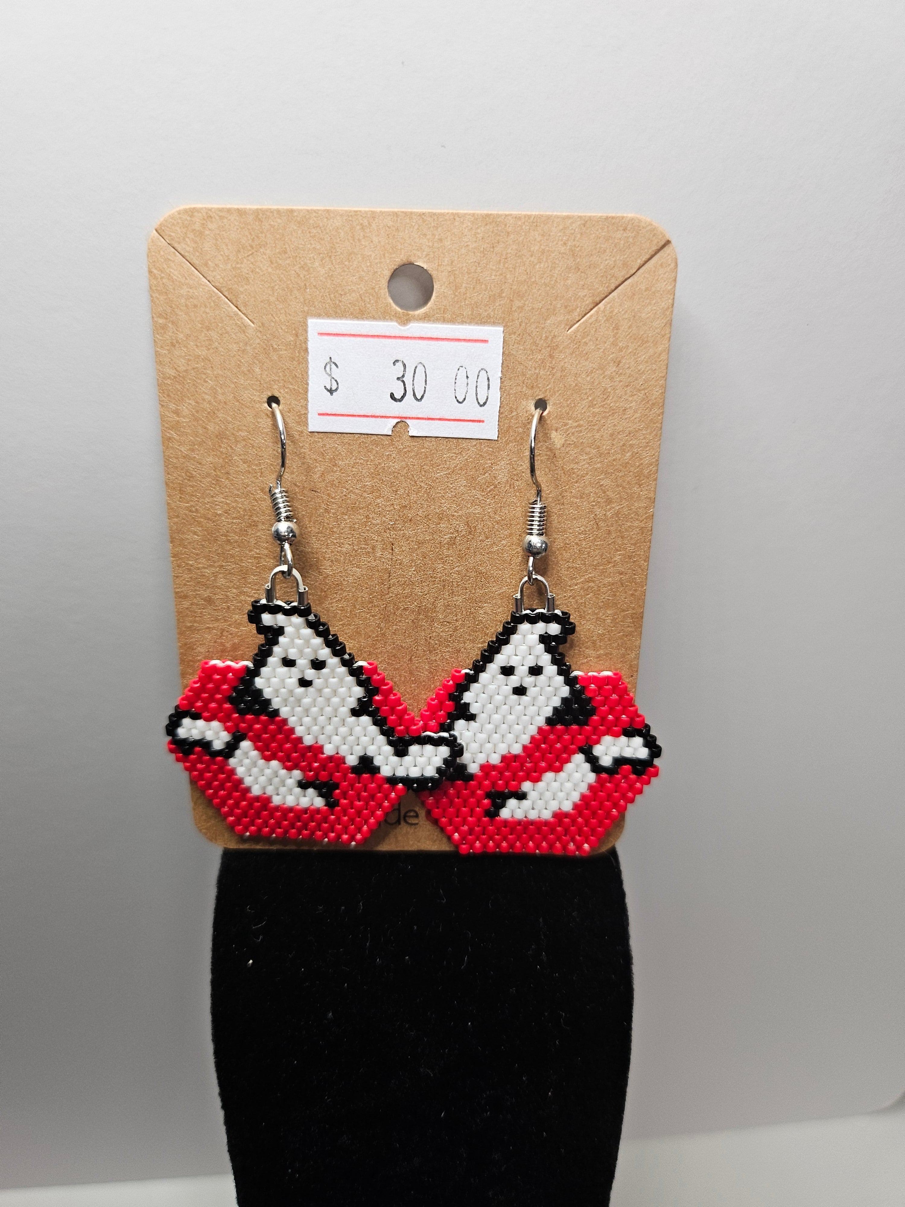 Ghostbusters Symbol Beaded Earrings