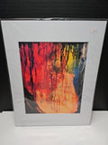 P.A. Wilson - Original Canvas Art Print with White Mat Frame | 8x10 Print in 11x14 Frame #3