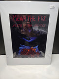 Mewa the Fox in Death of the Dreamer - Original Art Print with White Mat Frame | 8x10 Print in 11x14 Frame