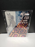 Mewa The Fox In... "All Work & No Play" - Durable Metal Wall Sign | 8x12 Printed Metal Art