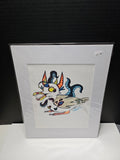 Willow A. - Original Canvas Art Print with White Mat Frame | 8x10 Print in 11x14 Frame #6